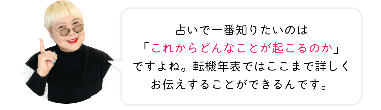 彌彌告の転機年表占い
